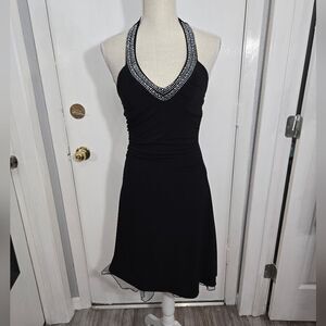 Windsor halter top dress with Tulle  lining size small